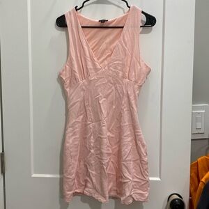 light pink mini dress